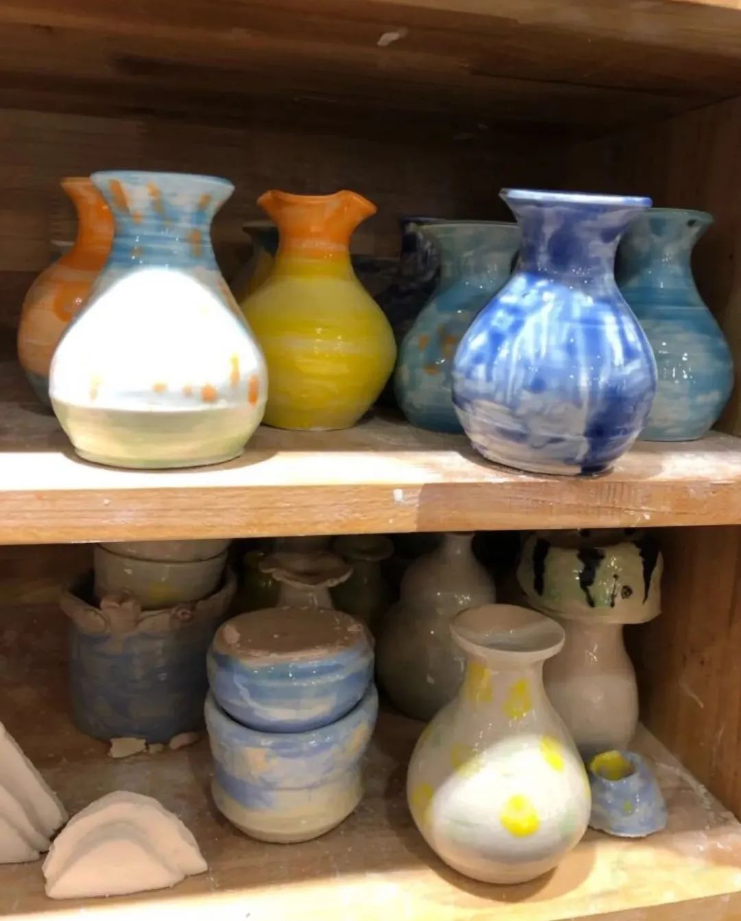 青泥陶艺diy一次卡,陶艺产品 送上色送烧制 带走