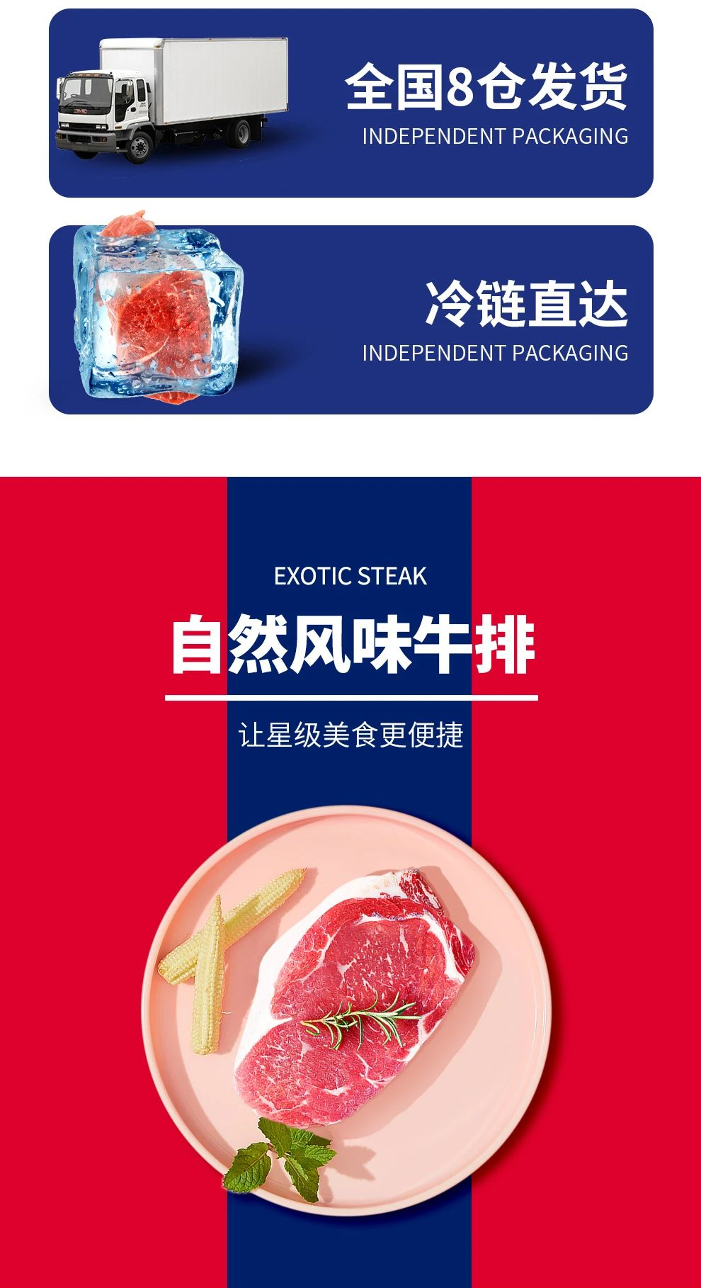 【千千生鲜丨顺丰冷链配送】口感鲜美,品质一流!仅99元=10片抢价值258元西玛仕整切牛排!菲力5袋/西冷2袋/沙朗3袋~原部位整切,拒绝拼接!实力有保障,品质更放心!全程冷运配送,新鲜送到家!
