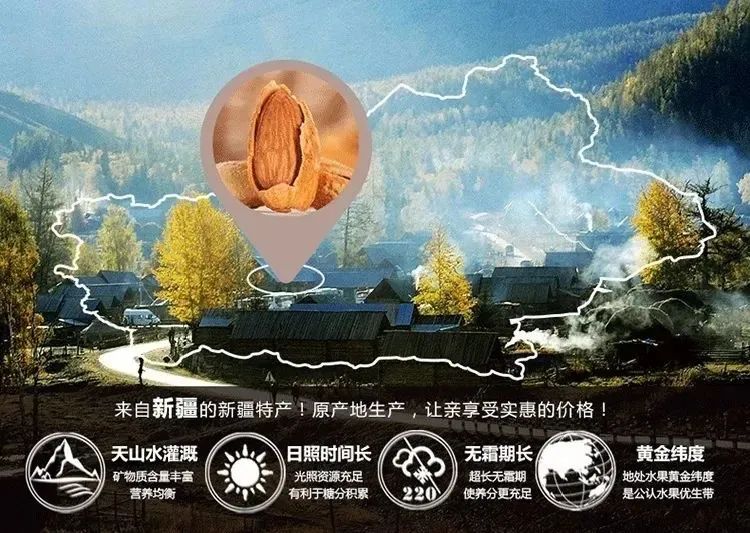 【新疆特产丨干果之王,西域珍品】来自新疆的名贵坚果!39.9元=4罐,49.9元=6罐抢新疆盐焗手剥巴旦木仁!手剥薄壳,齿间酥脆~过年备干果,提前抢真便宜!