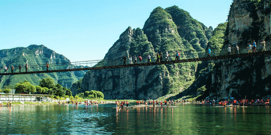 图片[1]-【无需预约|十渡天河谷高山漂流|农家菜】仅需98元享【十渡